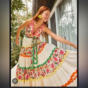 Farm Rio Toucan’s Garden Sleeveless Maxi Dress - XL